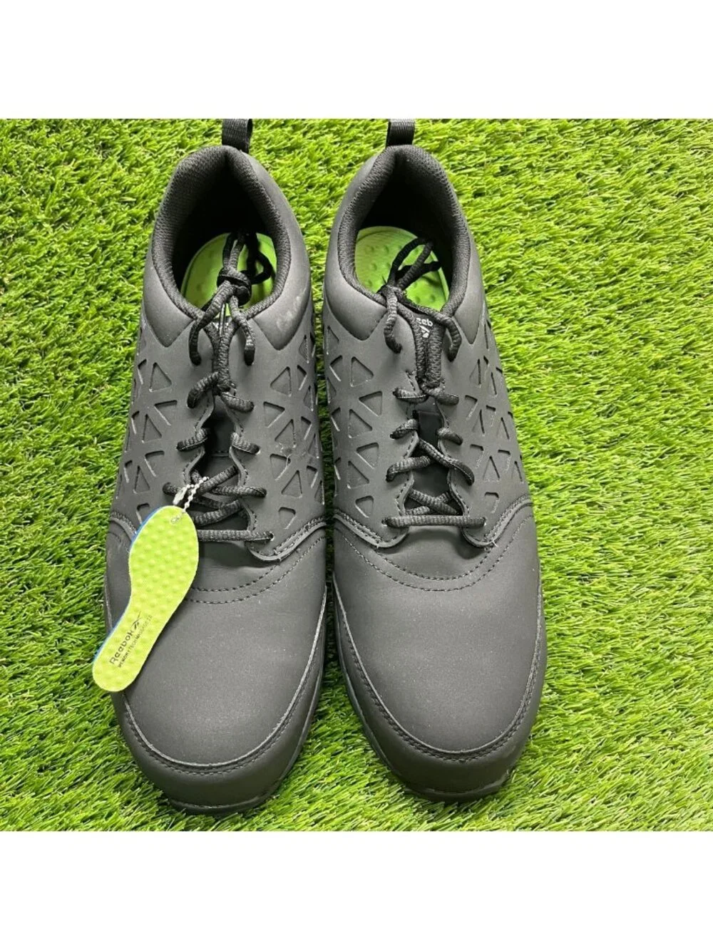 Reebok Sublite Cushion Mens Size 13 Black Composite Toe Safety Work Shoes
